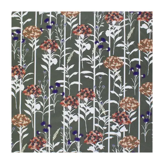 1 Yard Autumn Silhouettes Printed Spandex Fabric {5}