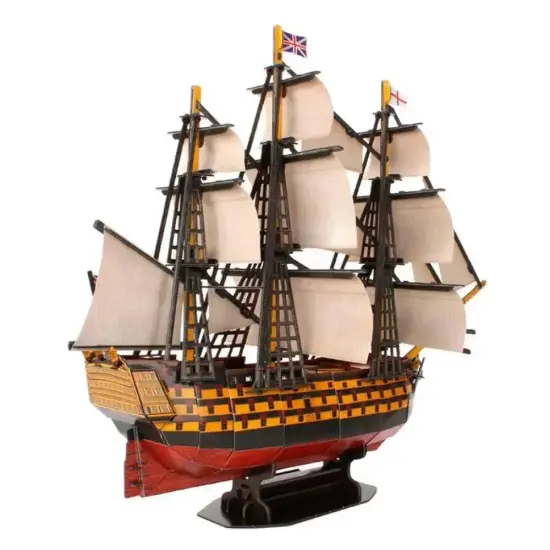 Model Ship Kit - HMS Victory Battleship. Papercraft 3D Puzzle {3}