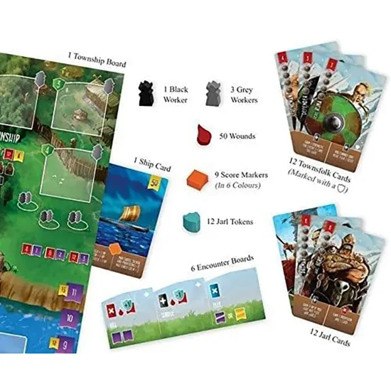 Renegade Game Studios RGS0588 Raiders of the North Sea: Fields of Fame Board Games {4}