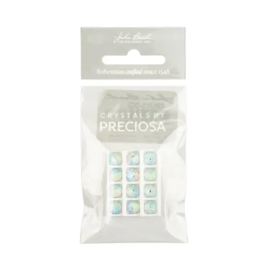 Preciosa MAXIMA SS29 Czech Glass Hotfix Spike Cone 12 Pieces Crystal AB {5}