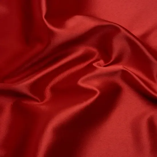 1 Yard Red Polyester Cotton Zibeline Fabric Solid 60 inch Width {1}