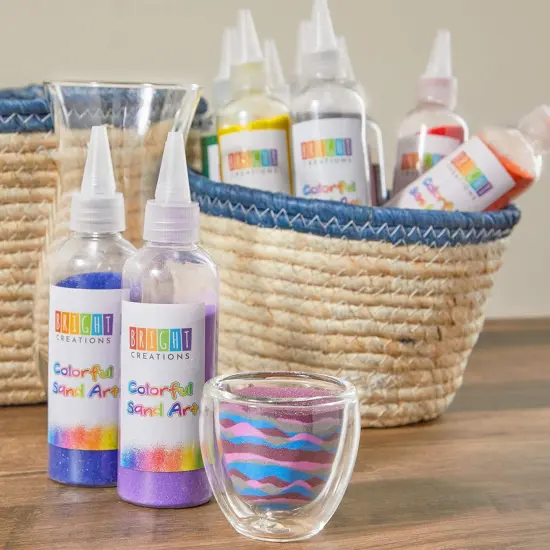 Bright Creations Colored Sand Bottles, Rainbow Colors (0.33 lb, 10 Pack) Multicolor {3}