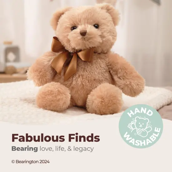 Bearington Lil' Honey The Brown Teddy Bear Plush, 12 Inch Bear Stuffed Animal, For Ages 3-14 {3}