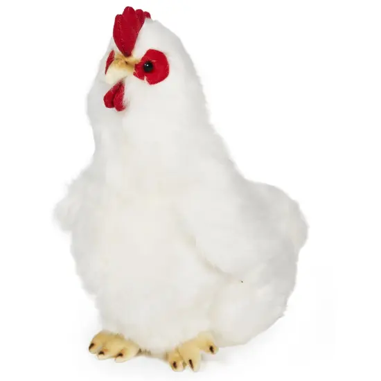 Bearington Henry Plush White Hen Stuffed Animal, 9 Inches, For Ages 1-14 {1}