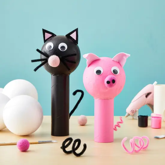 4 Inch Foam Balls for Crafts - 12 Pack Round White Polystyrene Spheres for DIY Projects, Ornaments, School Modeling, Drawing {2}