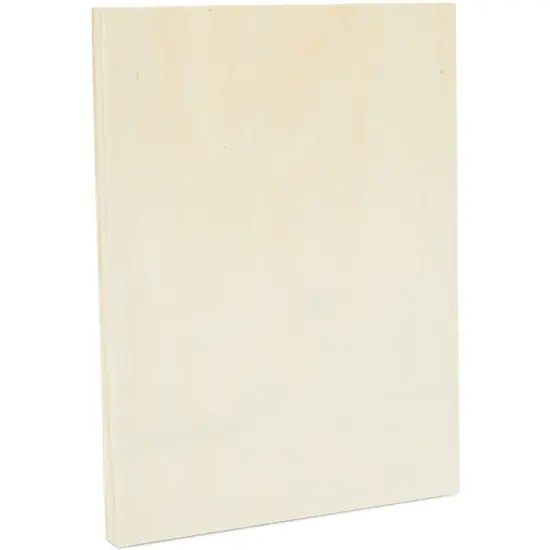 Bright Creations Unfinished Craft Wood Canvas Boards for Painting (2 Sizes, 6 Pack) Brown {7}