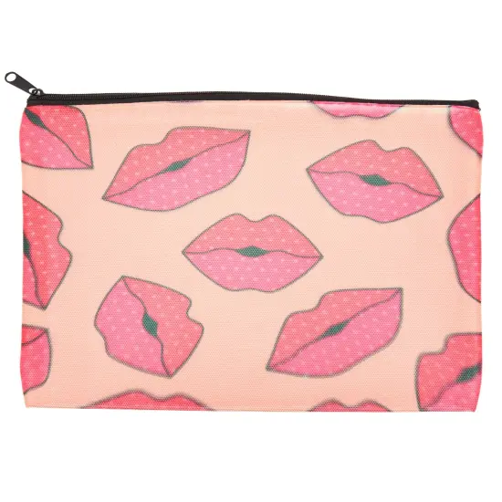 Blank Sublimation Canvas Bags, DIY Cosmetic Zipper Pouch Set (10 x 7 Inches, 15 Pieces) White {7}