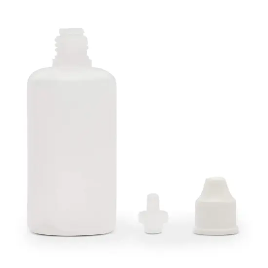 Squeezable Dropper Bottles (1.6 oz, White, PE, Pack of 50) {6}