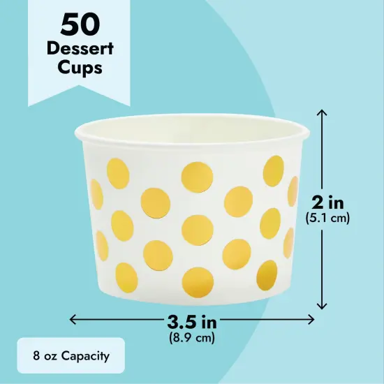 50 Pack Cupcake Liners Wrappers, Muffin Paper Baking Cup for Birthday Party, Gold and Silver Color {4}