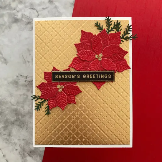 BRUSHED RED Foil Cardstock - 12x12 Matte Foil - Encore {3}