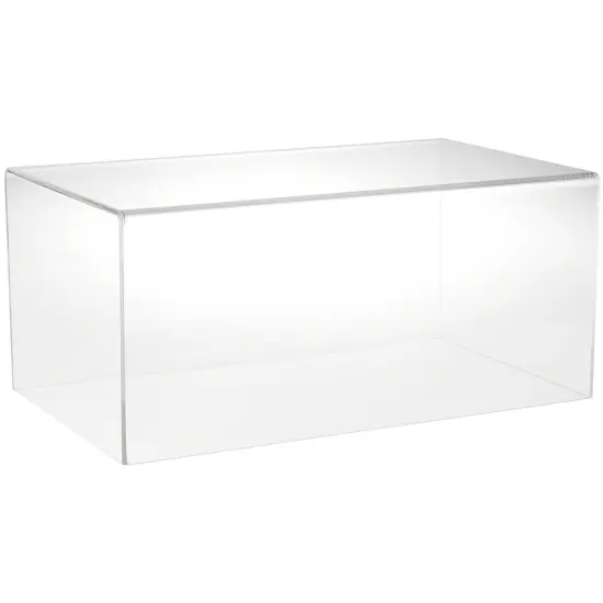 Plymor Clear Acrylic Display Case with Hardwood Base, 20" W x 12" D x 9" H No Base {1}