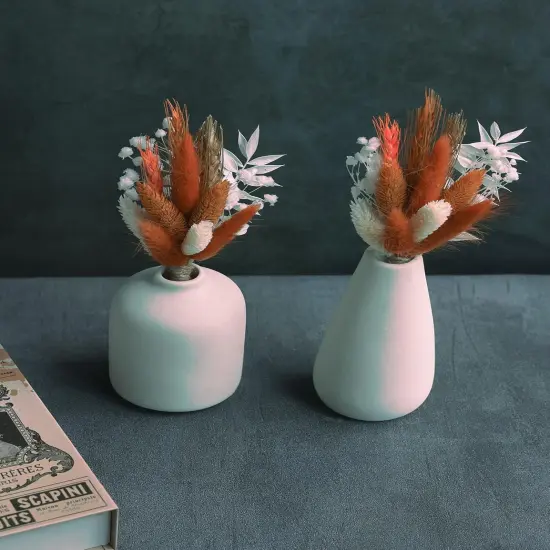 Dried Flower Bouquet (Pack of 6), Fall Dried Flower Bouquet, boutonnieres for Groom and Groomsmen. {4}