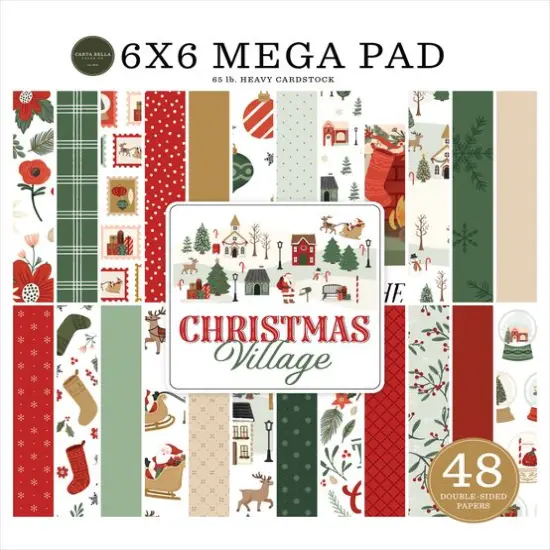 Carta BellaChristmas Village Cardmakers 6X6 DS Patterned PaperMega Pad {1}