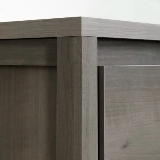 Engineered Wood Modern 6-Drawer Double Dresser with Smooth Glides Grey {3}
