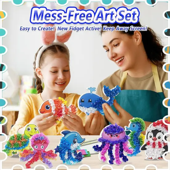 Mess-Free Poke Art for Kids {2}