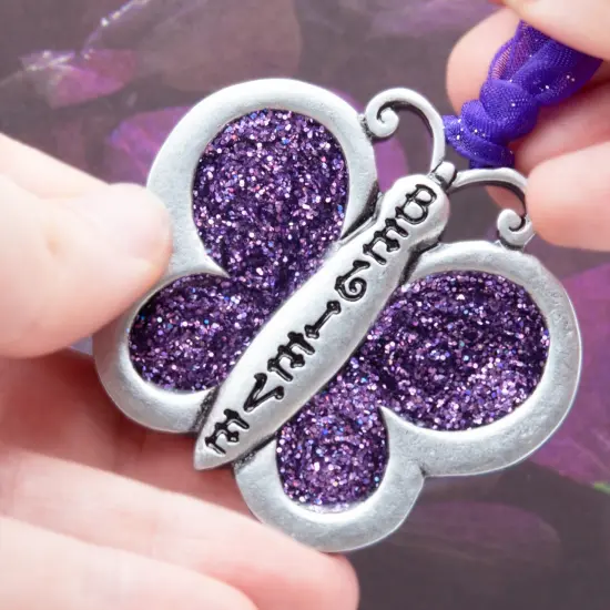 Gloria Duchin Believe Butterfly Ornament {3}