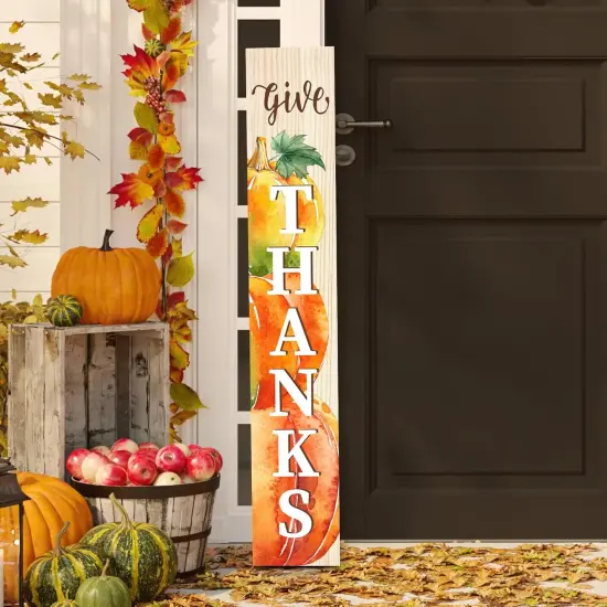 Fall Thanksgiving Porch Sign {1}