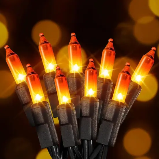 33FT 100 Count Incandescent Connectable Halloween Lights {2}