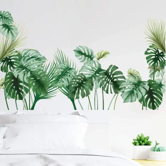 Tropical Wall Decals Palm Leaf {4}