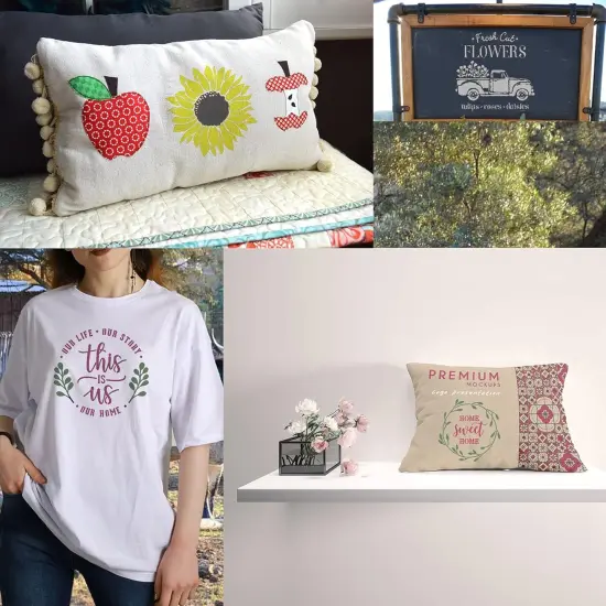 Farmhouse Stencils Farm Theme Reusable Stencils for Painting {6}