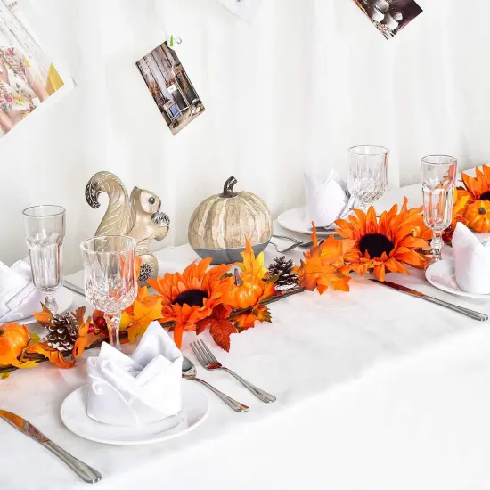 Fall Maple Leaf Garland {2}