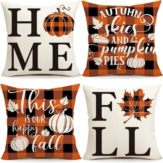 Fall Decor Pillow Covers {1}