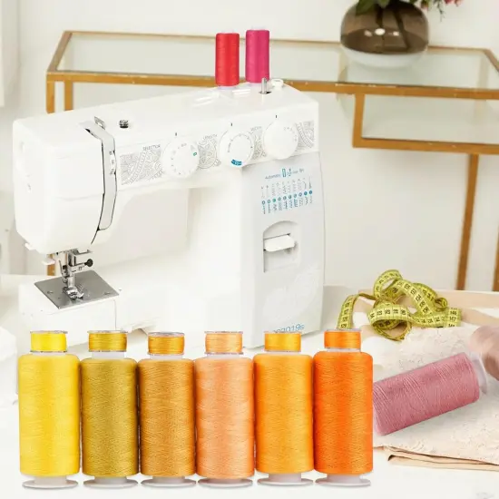 60 Colors Sewing Thread, 144 Pcs Prewound Bobbins {4}