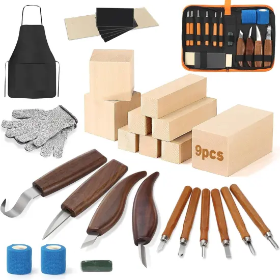 39PCS Wood Carving Kit for Beginners {1}