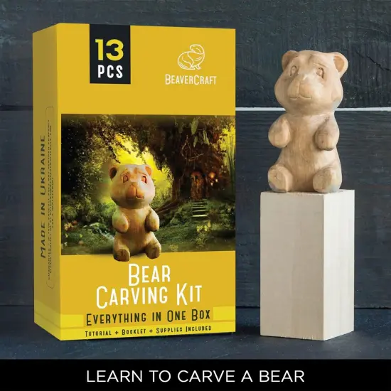 Wood Carving Kit for Beginners DIY {2}