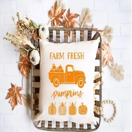 Fall Silk Screen Stencils Reusable Self Adhesive Chalk Mesh Stencils {2}