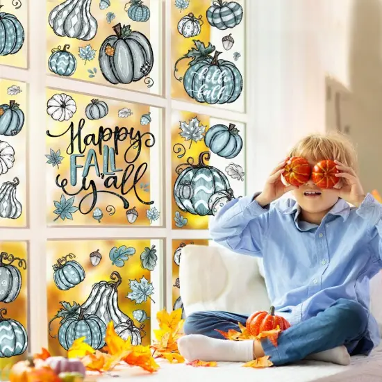 6 Sheets Thanksgiving Fall Decals {3}
