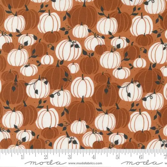 Spellbound Orange Pumpkin 44"/45" Fabric Per Yard {1}