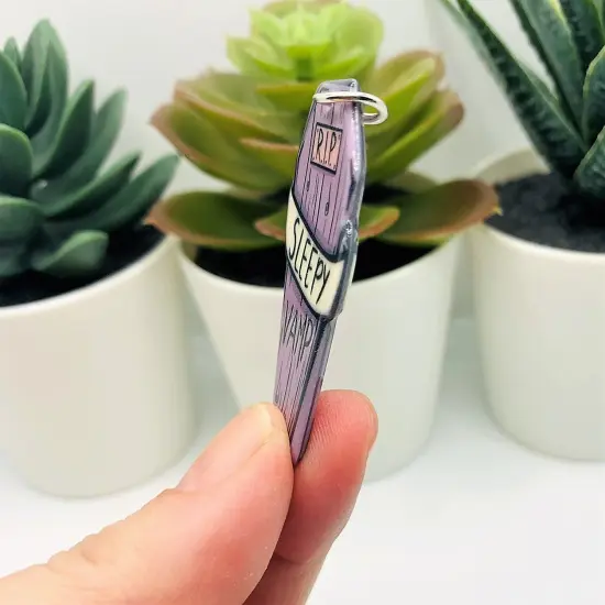 Sleep Vamp Halloween Charms, 45x23mm {3}