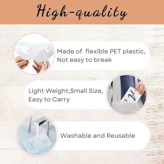 Stencils for Painting, 45 Pack, 8.27x5.52 Inch, Reusable Plastic Large {2}