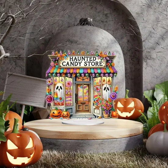 Tabletop Diamond Art Painting Kit Halloween {3}