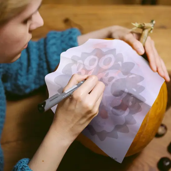 24 Styles Pumpkin Carving Stencils - Halloween Patterns & Templates {3}