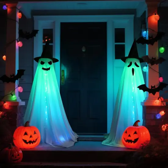 Halloween Ghost Decorations {3}