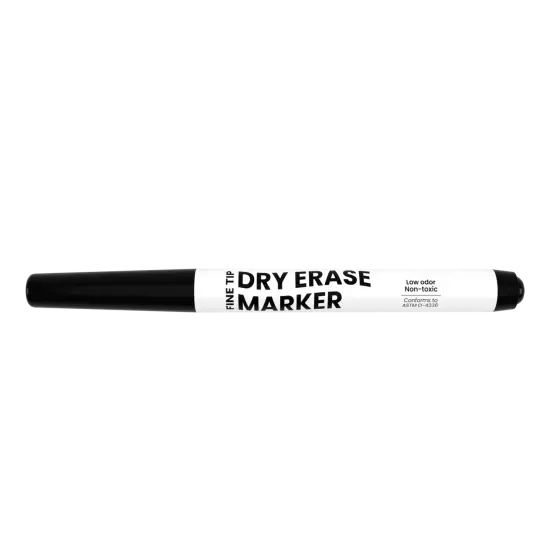 Fine Tip Black Dry Erase Markers &ndash; 250 Count {1}