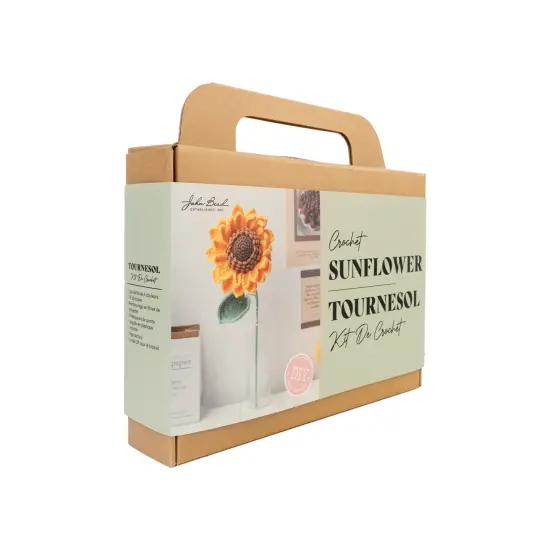 John Bead Floral Crochet DIY Kit for Beginners Sunflower {6}