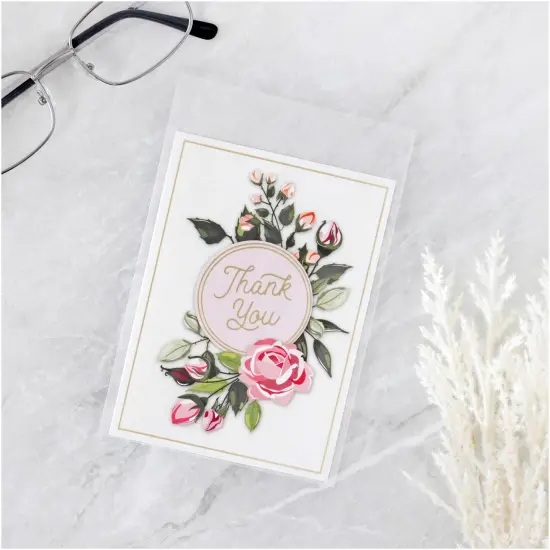 Plymor 4" x 6", 1.5 Mil Flat Open Clear Plastic Poly Bags {3}