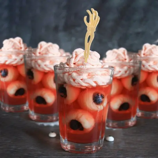 4E's Novelty 72 Pcs Zombie Hand Cupcake Toppers &ndash; 5" Plastic Skeleton Hands for Halloween Cupcakes, Cakes, Cocktails & Party Decor, Spooky Picks for Haunted House, Day of the Dead & Horror Themes {4}