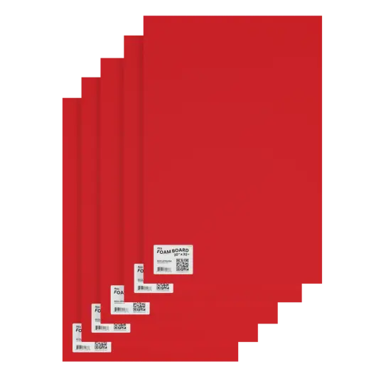 Red Foam Boards 20x30 in &ndash; 25 Units {1}