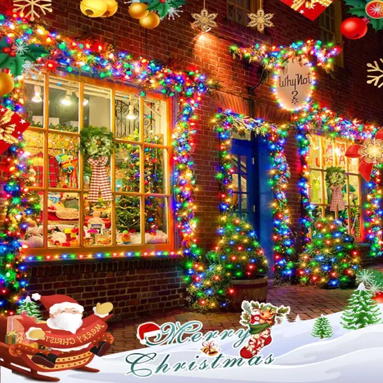 355FT 900 LED Christmas String Lights - Multicolor {3}