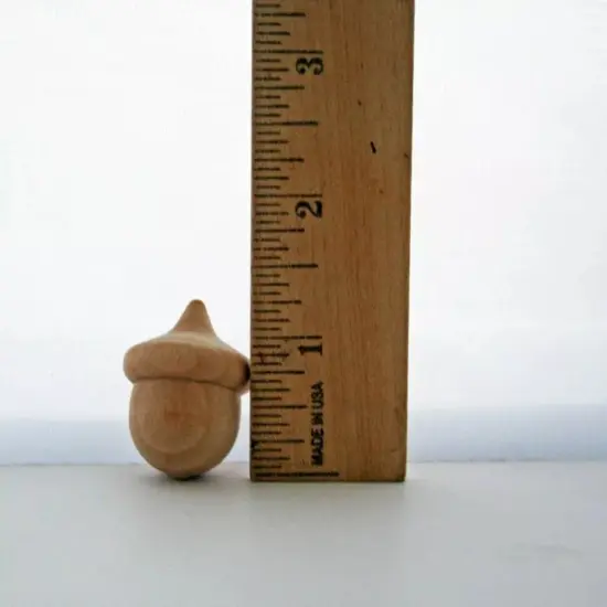 Kitcheniva 10 Pcs Natural Wooden Acorns Waldorf Fall Decor DIY {3}