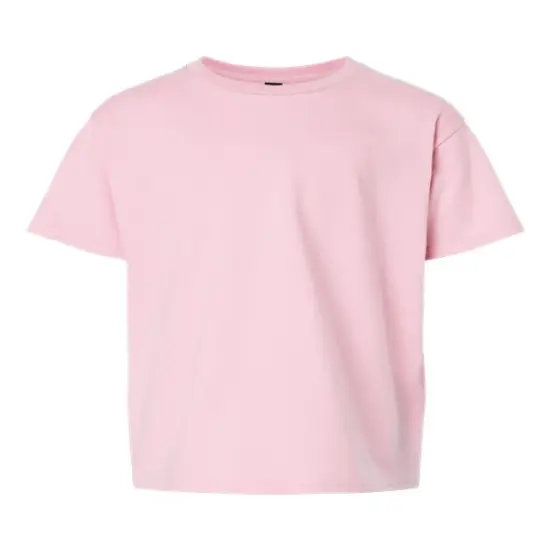 Gildan&reg; Classic Fit Crewneck short sleeve Youth Tee Light pink {2}