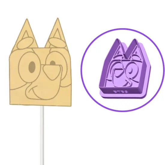 Blue Heeler CakePop Mold {1}