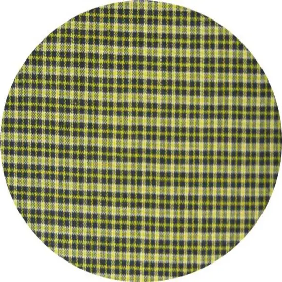 1 Yard Navy & Yellow Woven Cotton Yarn Dyed Apparel Fabric Brushed or Flat 40/42" Width {1}