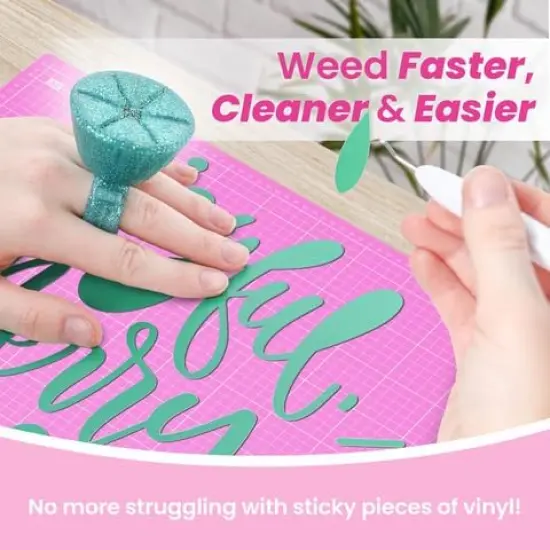 Craft Vinyl Weeding Scrap Collector Ring {3}