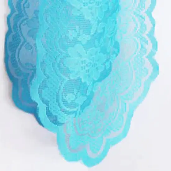 10 Pieces Turquoise Caspari Lace Chair Sashes for Vibrant Event Decor 9x108 inches 9x108 Inches {5}