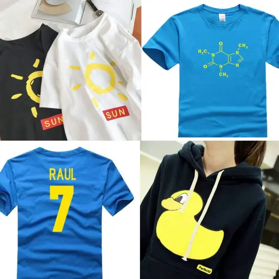 12" x 10ft Matte Surface Yellow Iron on Vinyl {2}